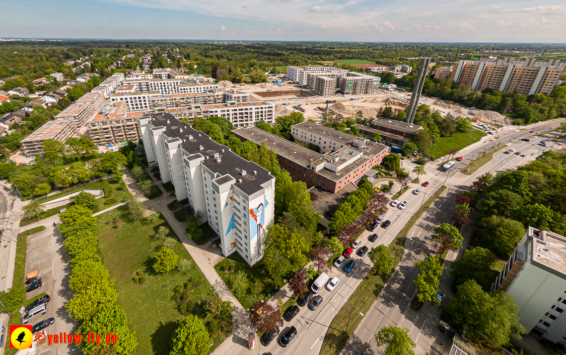 09.05.2023 - Baustelle Alexisquartier und Pandion Verde in Neuperlach